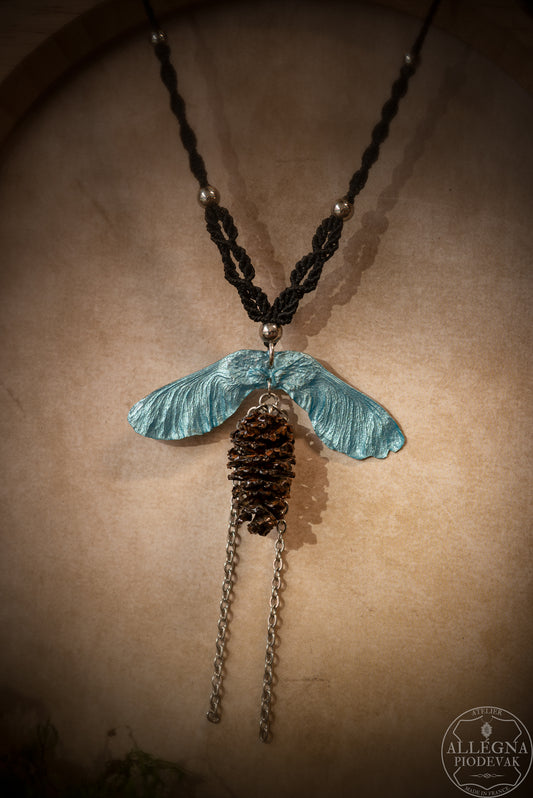 Nalméa Collier samare et fruit d'aulne