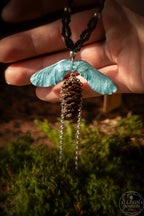 Nalméa Collier samare et fruit d'aulne Allégna Piodevak