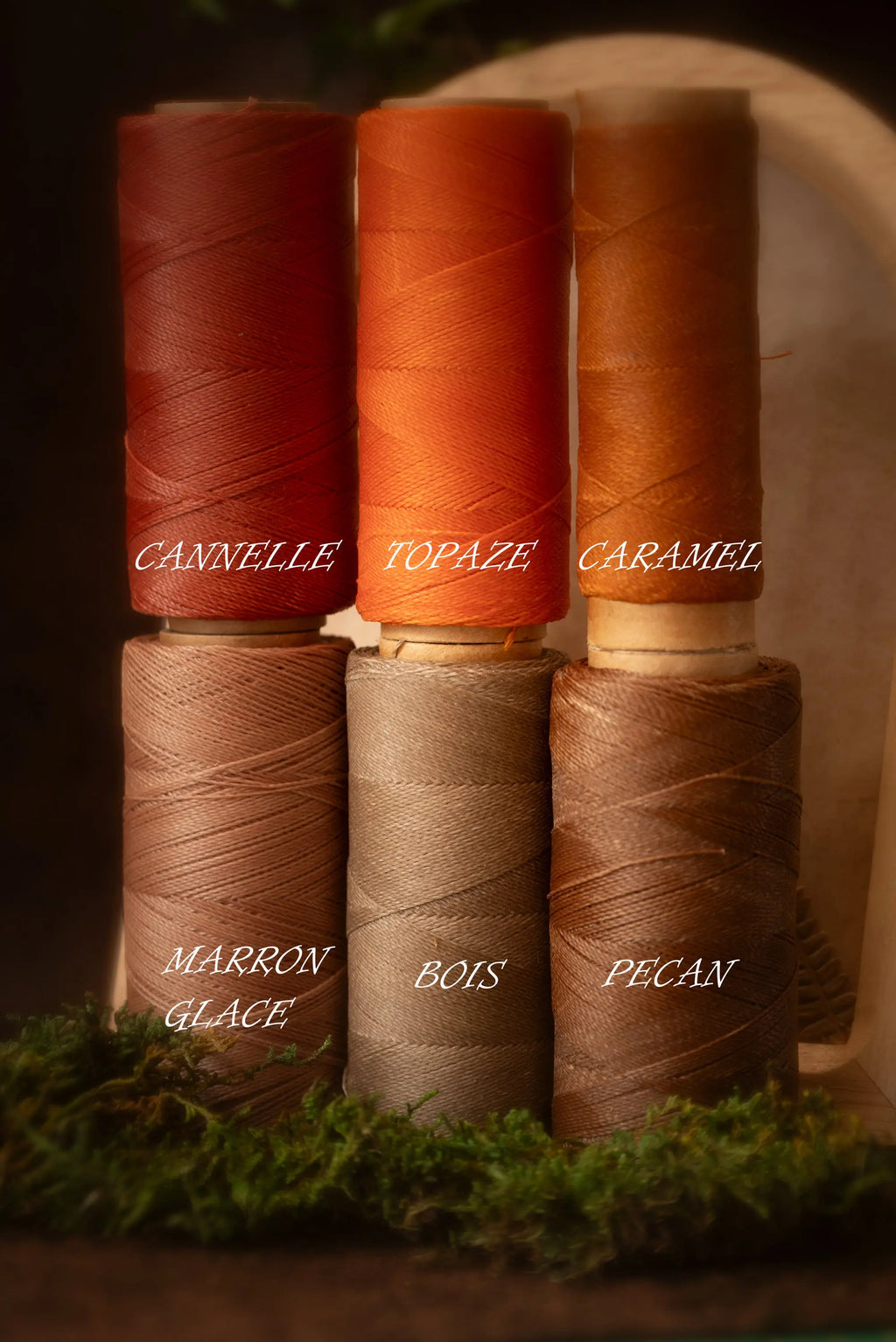 Canopé d'automne - collier en cuir tannage végétal Piodevak