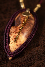 Drusilva - Collier micro macramé en loupe de Cade Allégna Piodevak