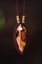 Drusilva - Collier micro macramé en loupe de Cade Allégna Piodevak