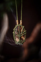 Elara - Collier micro macramé Jaspe Outback Allégna Piodevak