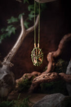 Elara - Collier micro macramé Jaspe Outback Allégna Piodevak