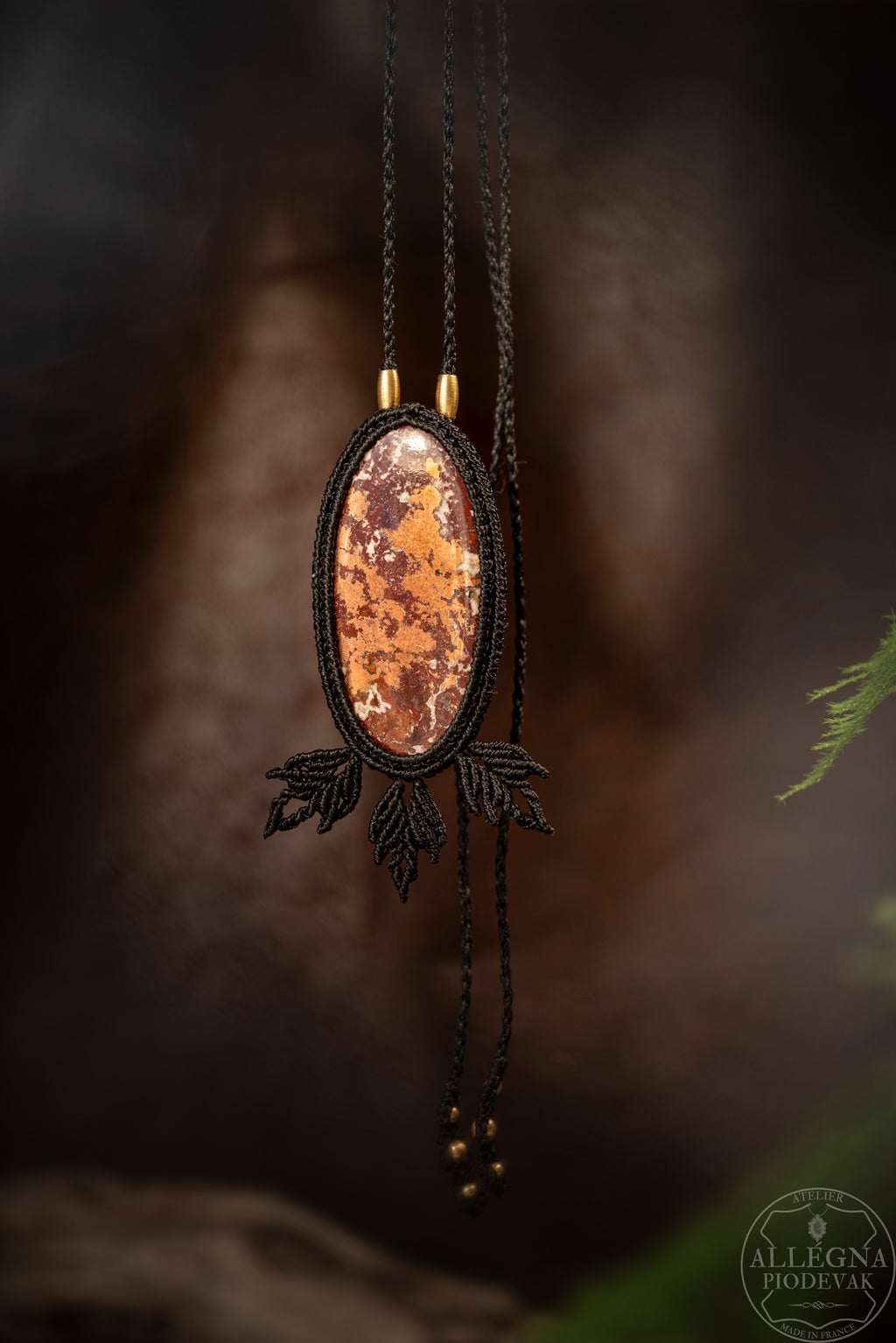 Elindor - Collier Dolomite cuivre