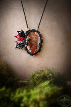 Nacénis - Collier Agate mousse