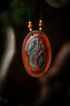 Nimüé - collier cuir Jaspe Kambaba Piodevak