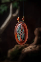 Nimüé - collier cuir Jaspe Kambaba Piodevak