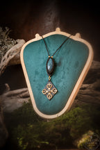 Noctibus - Collier Labradorite facetté et cuir