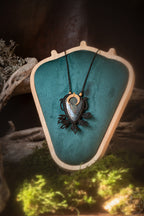 Ophirys - Collier Obsidienne mantohuichol