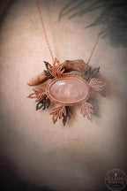 Rosélia - Collier quartz rose