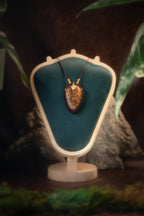 Talorien - Collier micro macramé en bois d'olivier Allégna Piodevak